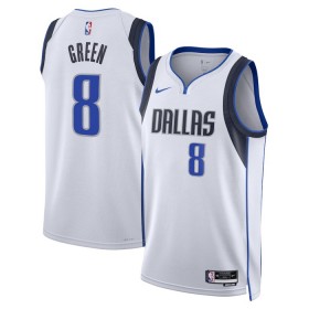 Dres Dallas Mavericks Josh Green 8 Nike 2022-23 Association Edition Bijela Swingman